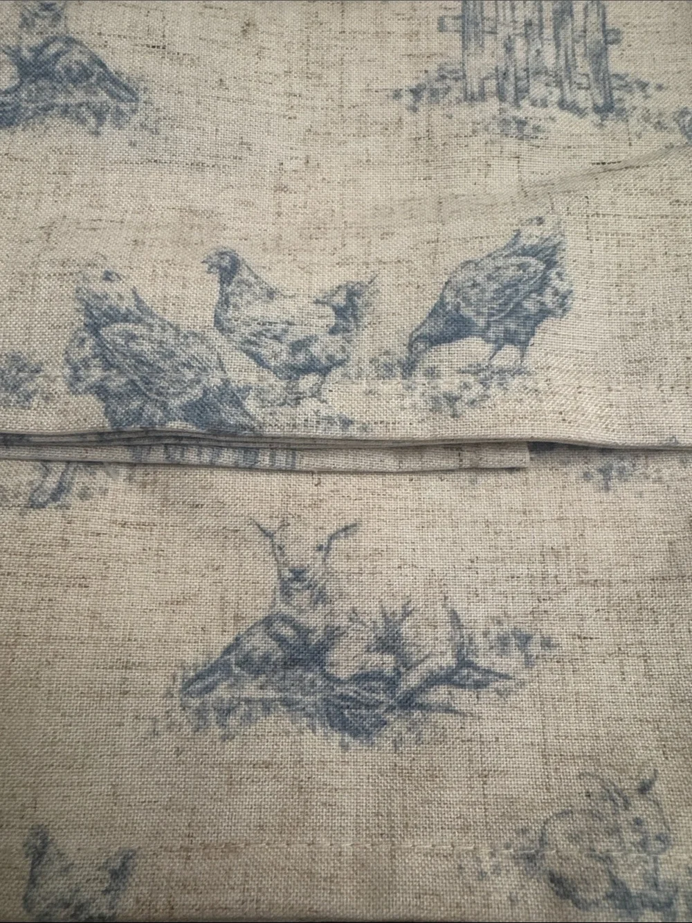 THE FARMHOUSE by Rachel Ashwell Set of 3 Cafe Curtains/Valance -Light Filtering